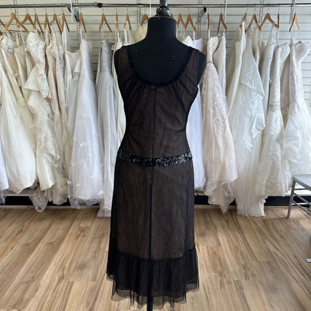 Vera Wang Tulle Dress With Sequin Belt 6