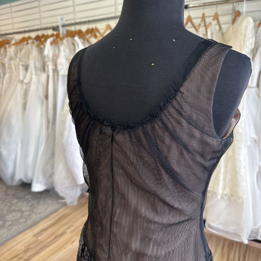 Vera Wang Tulle Dress With Sequin Belt 6