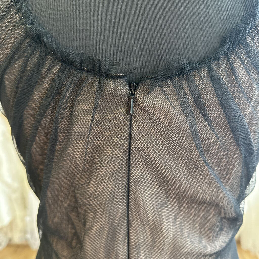 Vera Wang Tulle Dress With Sequin Belt 6