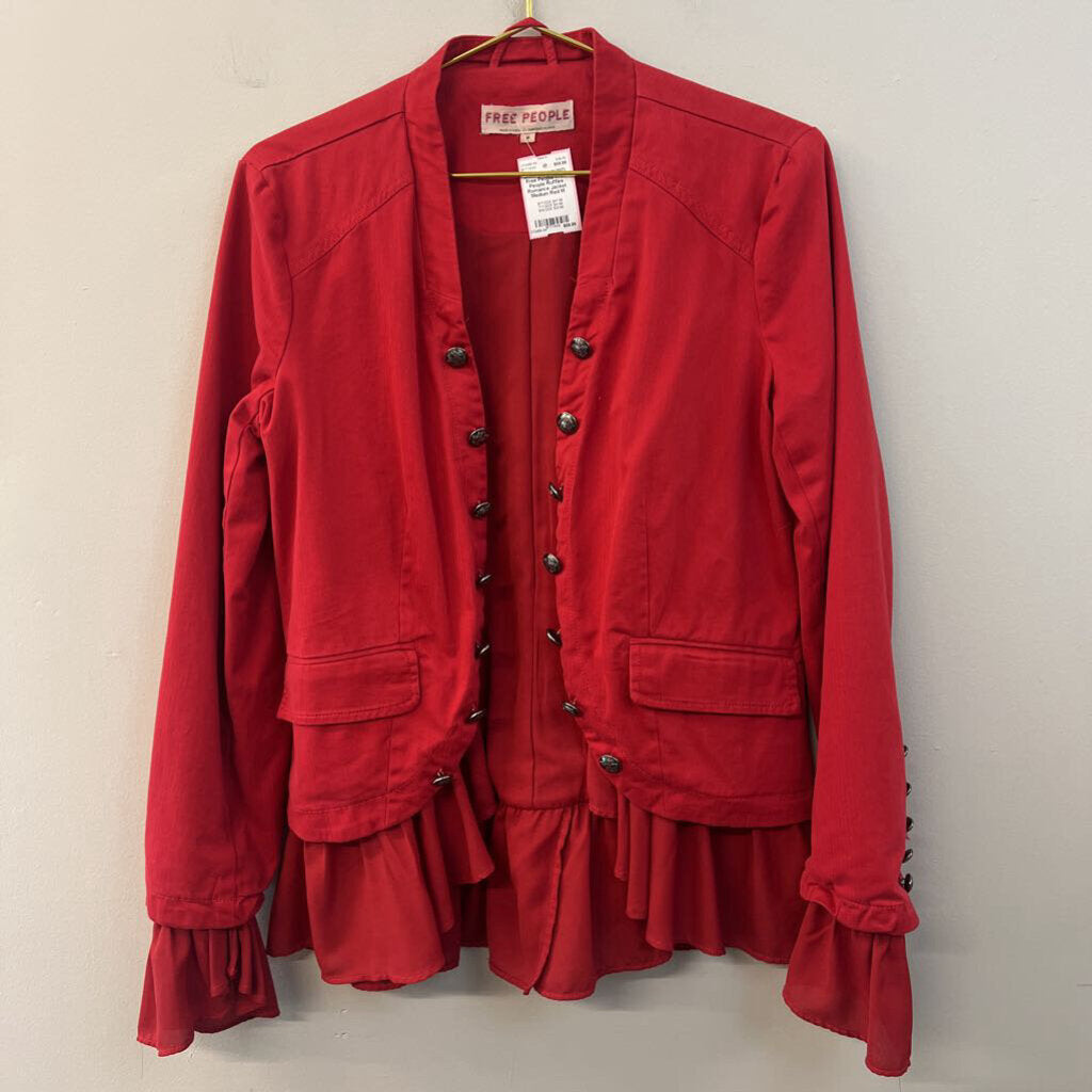 Free People Ruffles Romance Jacket Medium