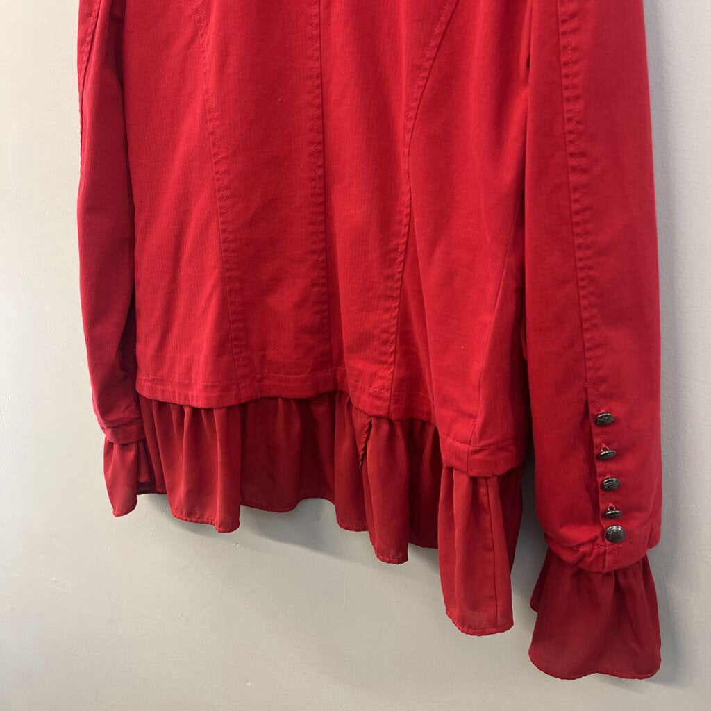 Free People Ruffles Romance Jacket Medium