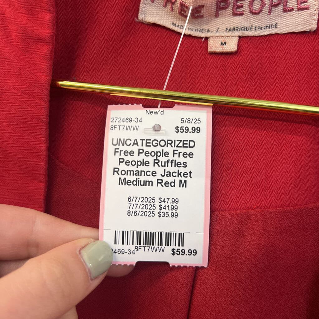 Free People Ruffles Romance Jacket Medium