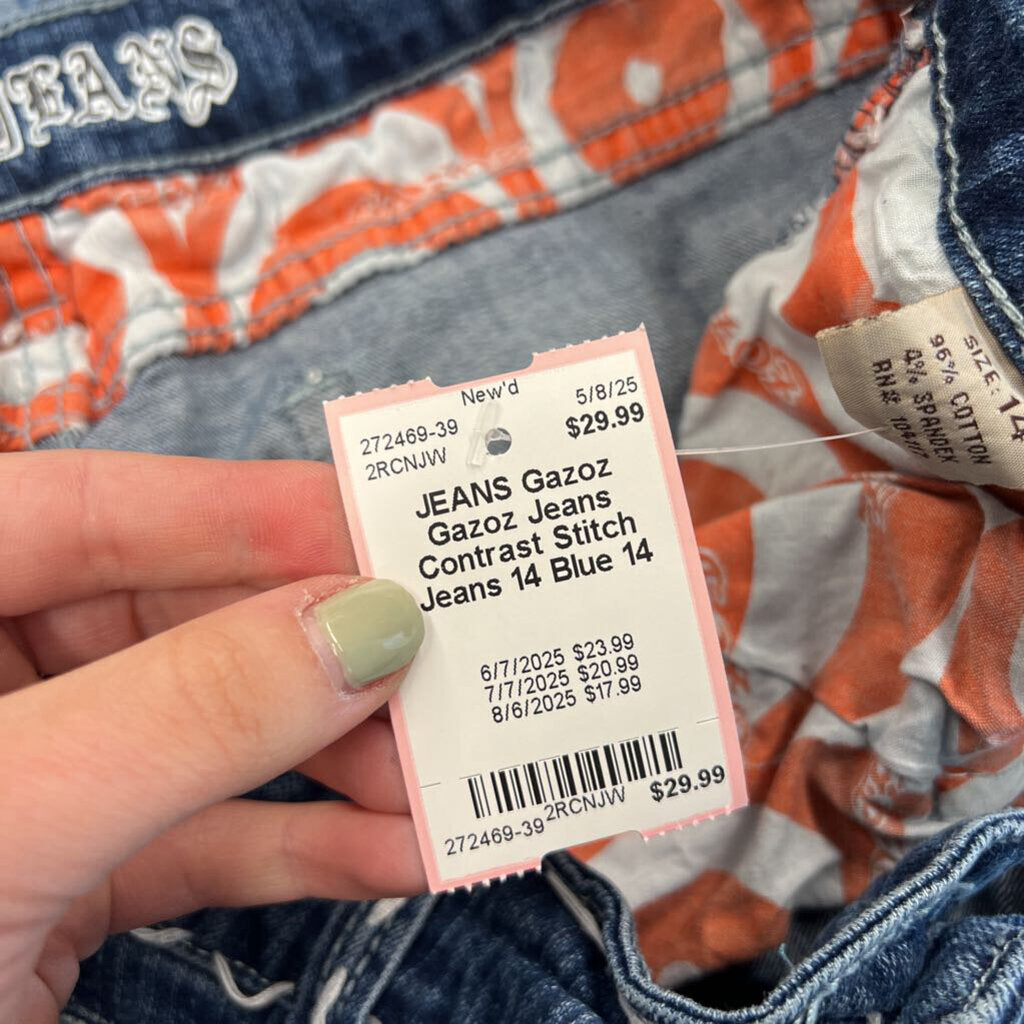 Gazoz Jeans Contrast Stitch Jeans 14
