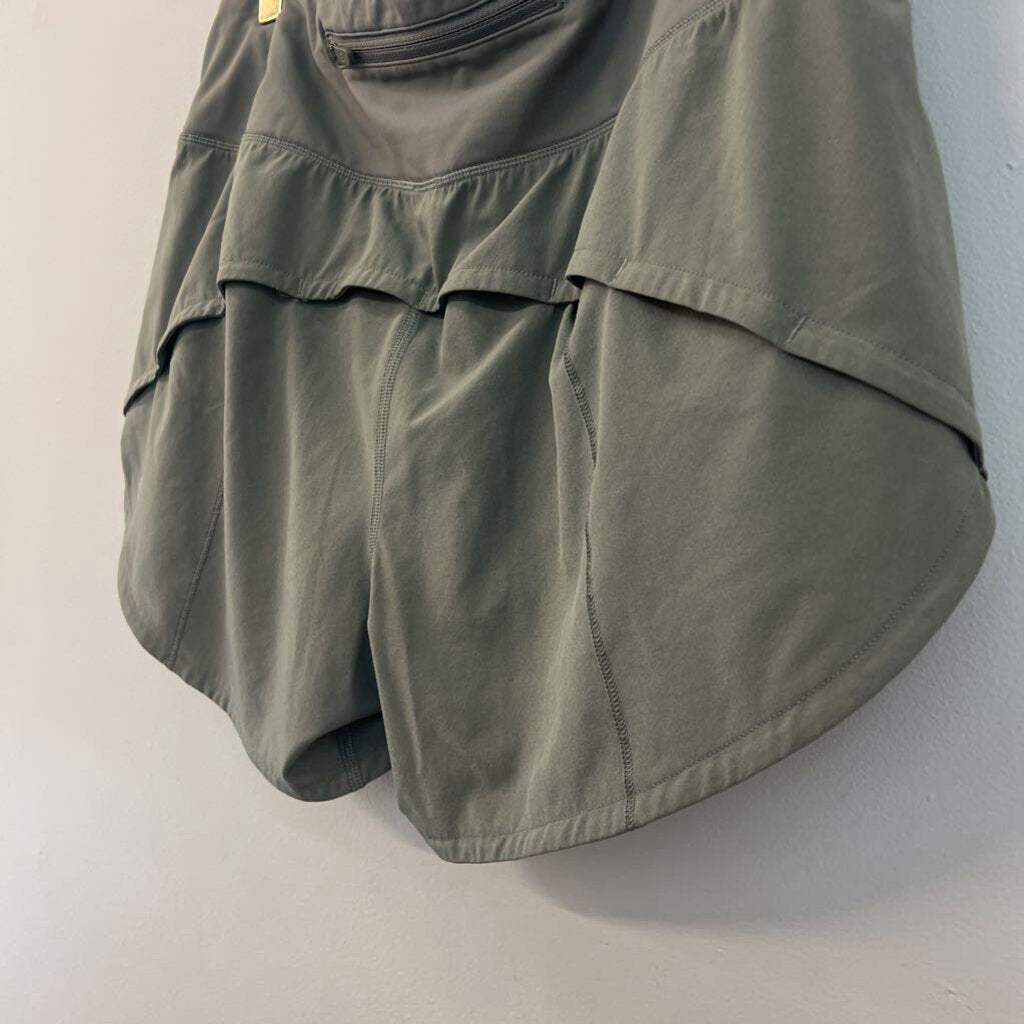 Lululemon Green Hotty Hot Shorts 6 Tall