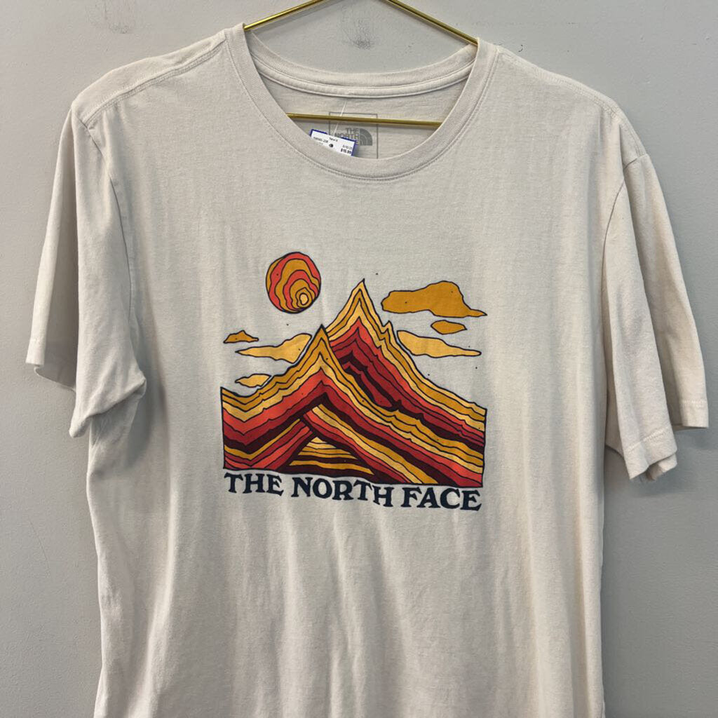 Beige/ Multi The North Face Short Sleeve Graphic Tee Large