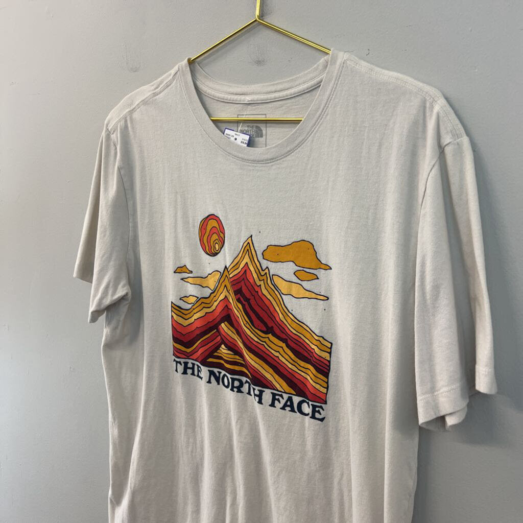 Beige/ Multi The North Face Short Sleeve Graphic Tee Large