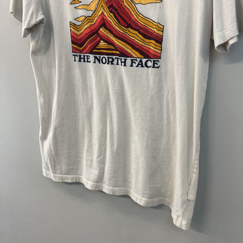 Beige/ Multi The North Face Short Sleeve Graphic Tee Large