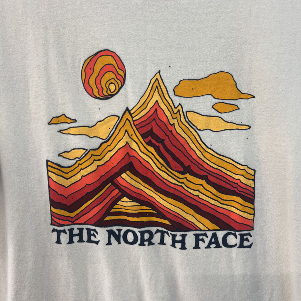 Beige/ Multi The North Face Short Sleeve Graphic Tee Large