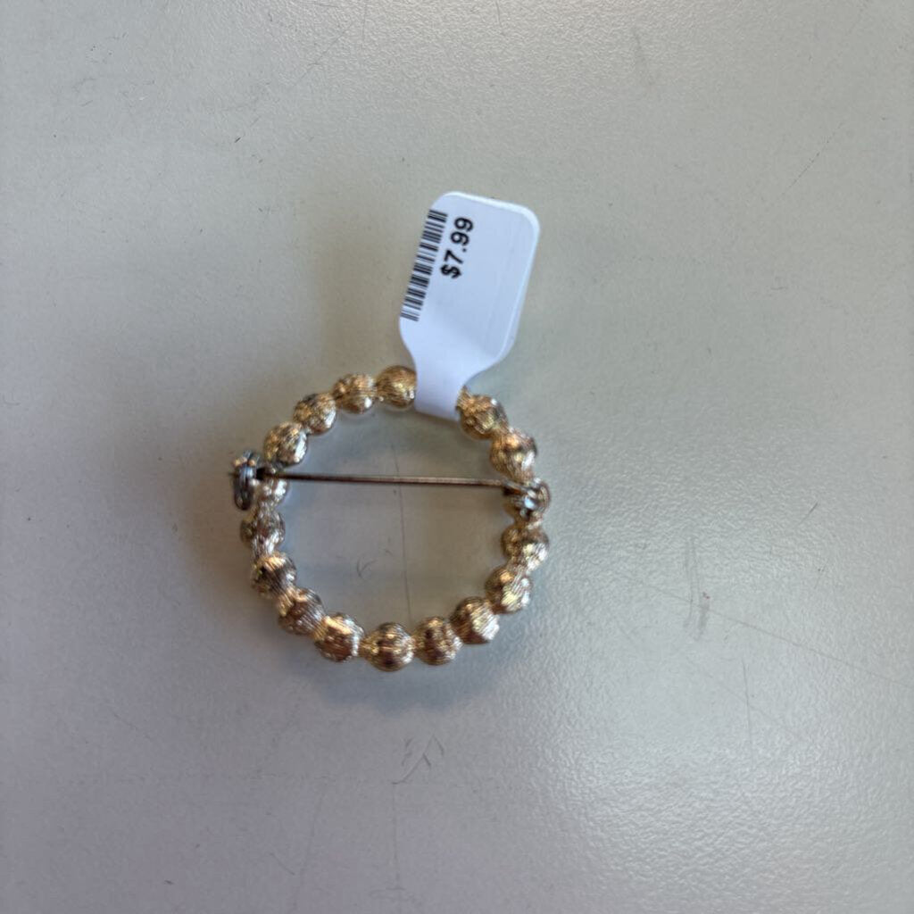 Pearl Circle Pin