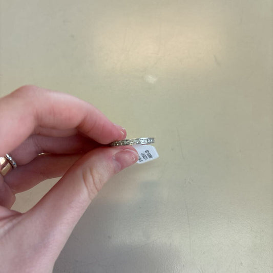 Vintage Sterling Silver Rhinestone Ring 7