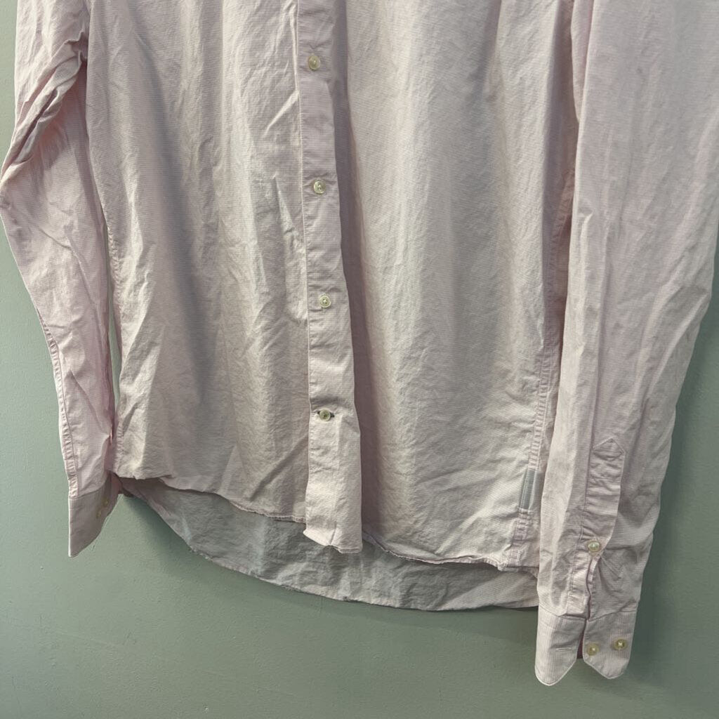 Lacoste Pink Long Sleeve Button Down Top 43