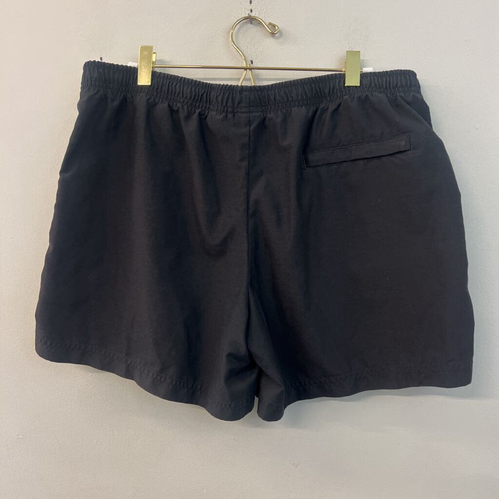 Nike Black/ White Long Athletic Shorts Large