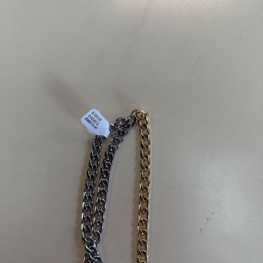 Silver/ Gold Chain Hook Closure Necklace