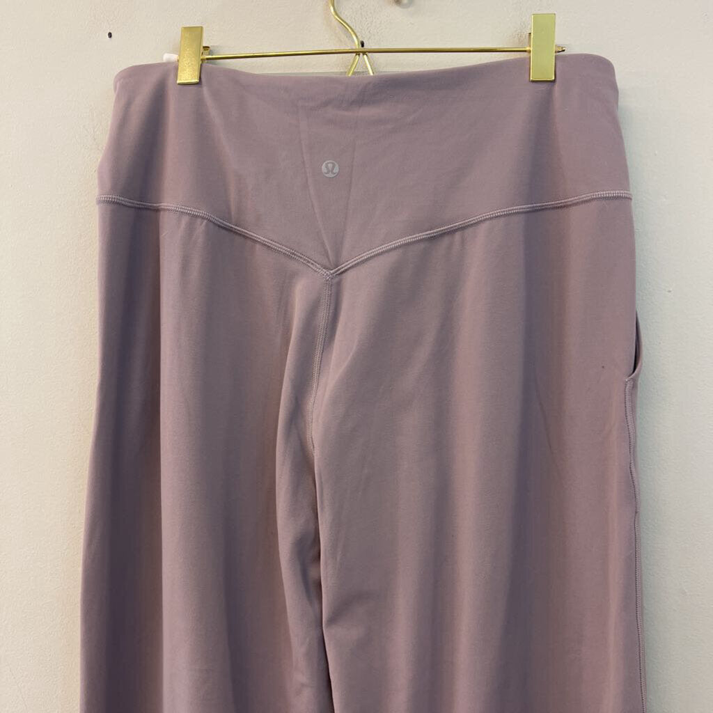 Lululemon Purple Cropped Wide Leg Leggings 12