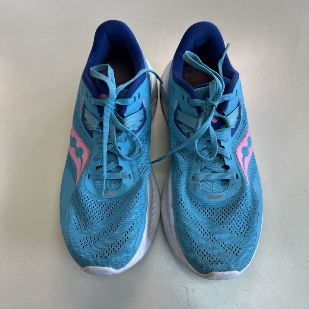 Saucony Blue/ Pink Guide 15 Running Sneakers 9
