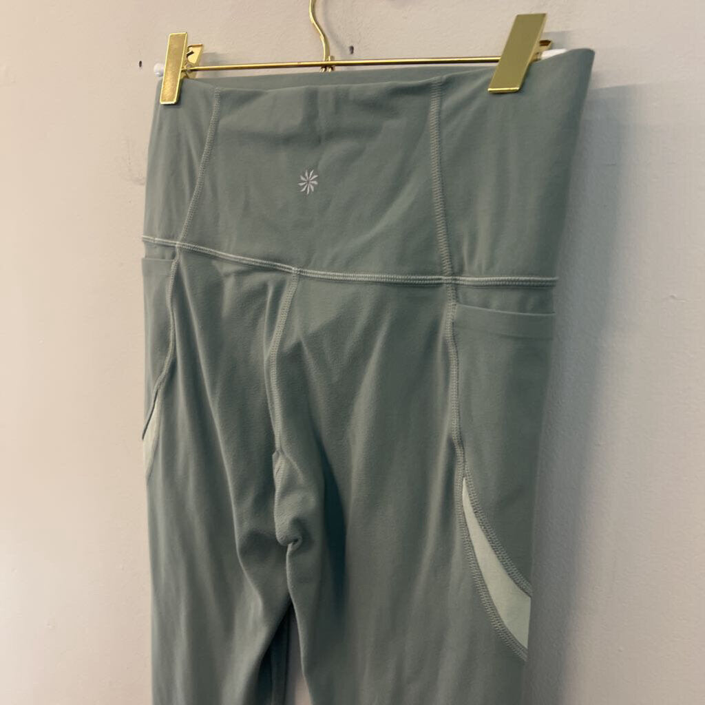 Athleta Blue Cropped Athletic Leggings Small