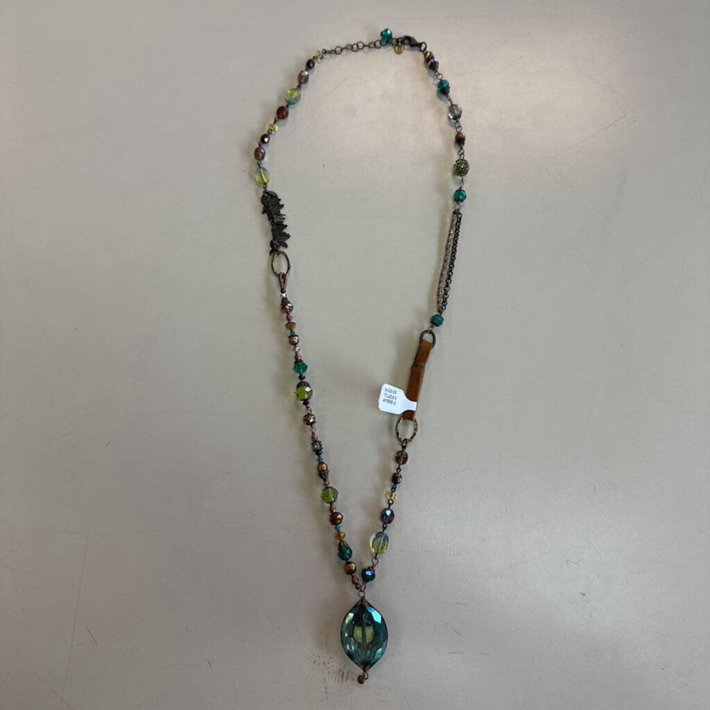 Anne Vaughan Multi Colored Stone Necklace