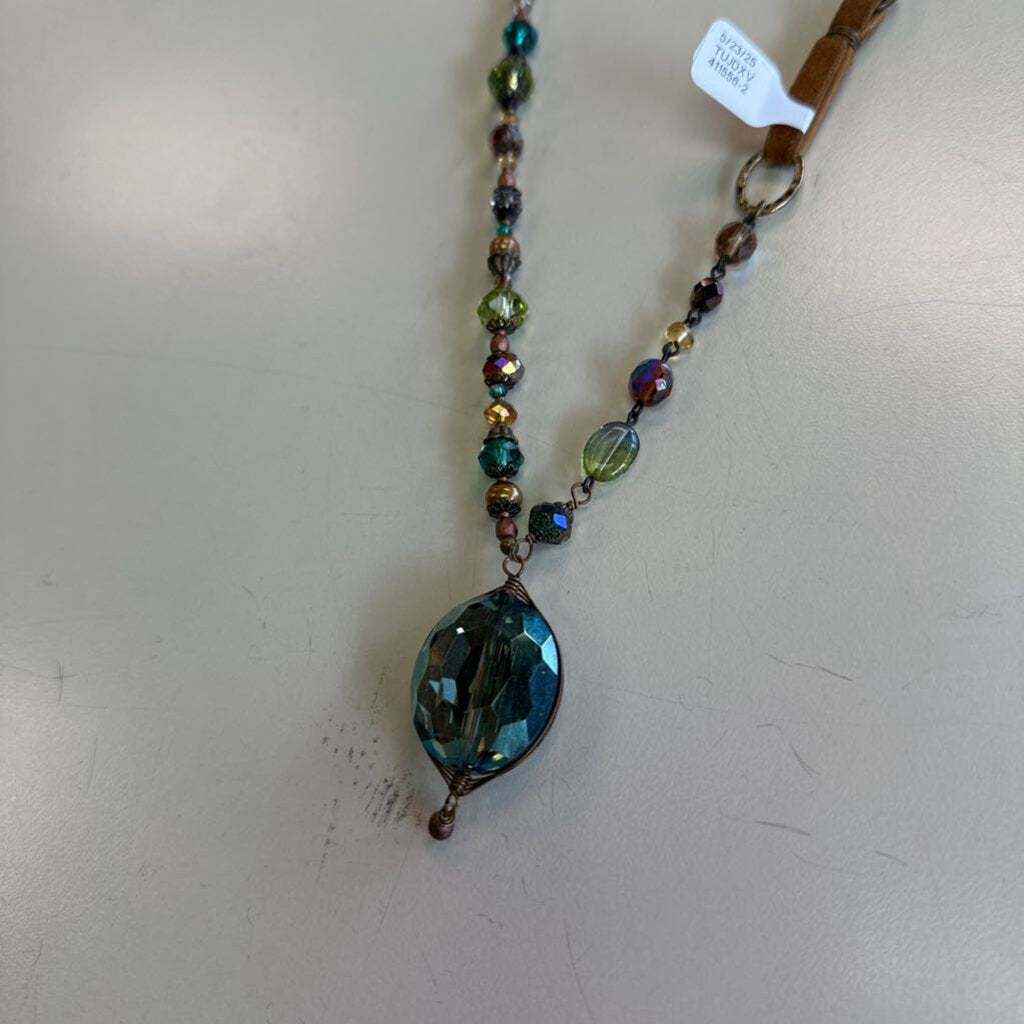 Anne Vaughan Multi Colored Stone Necklace