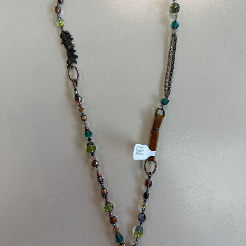 Anne Vaughan Multi Colored Stone Necklace
