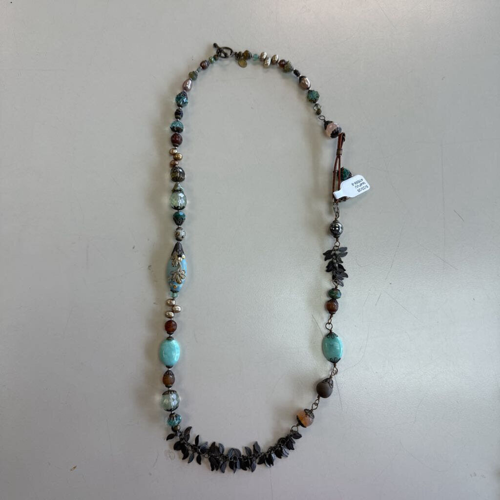 Anne Vaughan Long Stone Necklace