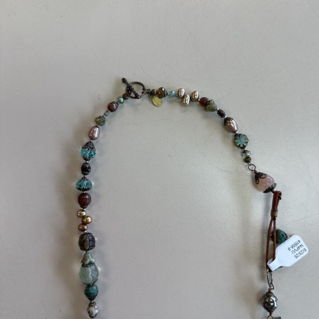Anne Vaughan Long Stone Necklace