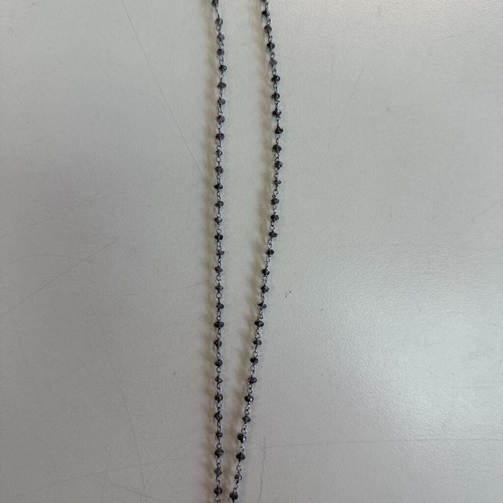 Anne Vaughan Brown Stone Necklace