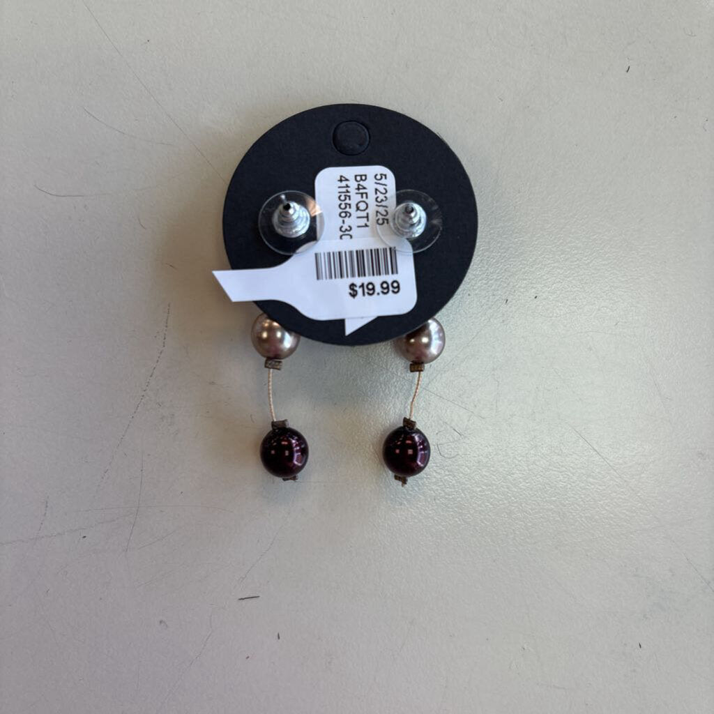 Anne Vaughan Pearl Drop Earrings