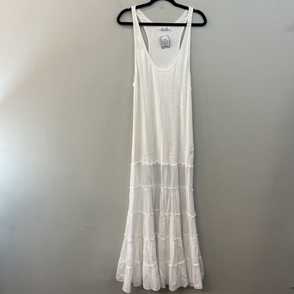 Intimately Free People White Ribbed Tank Maxi Dress Extra Large