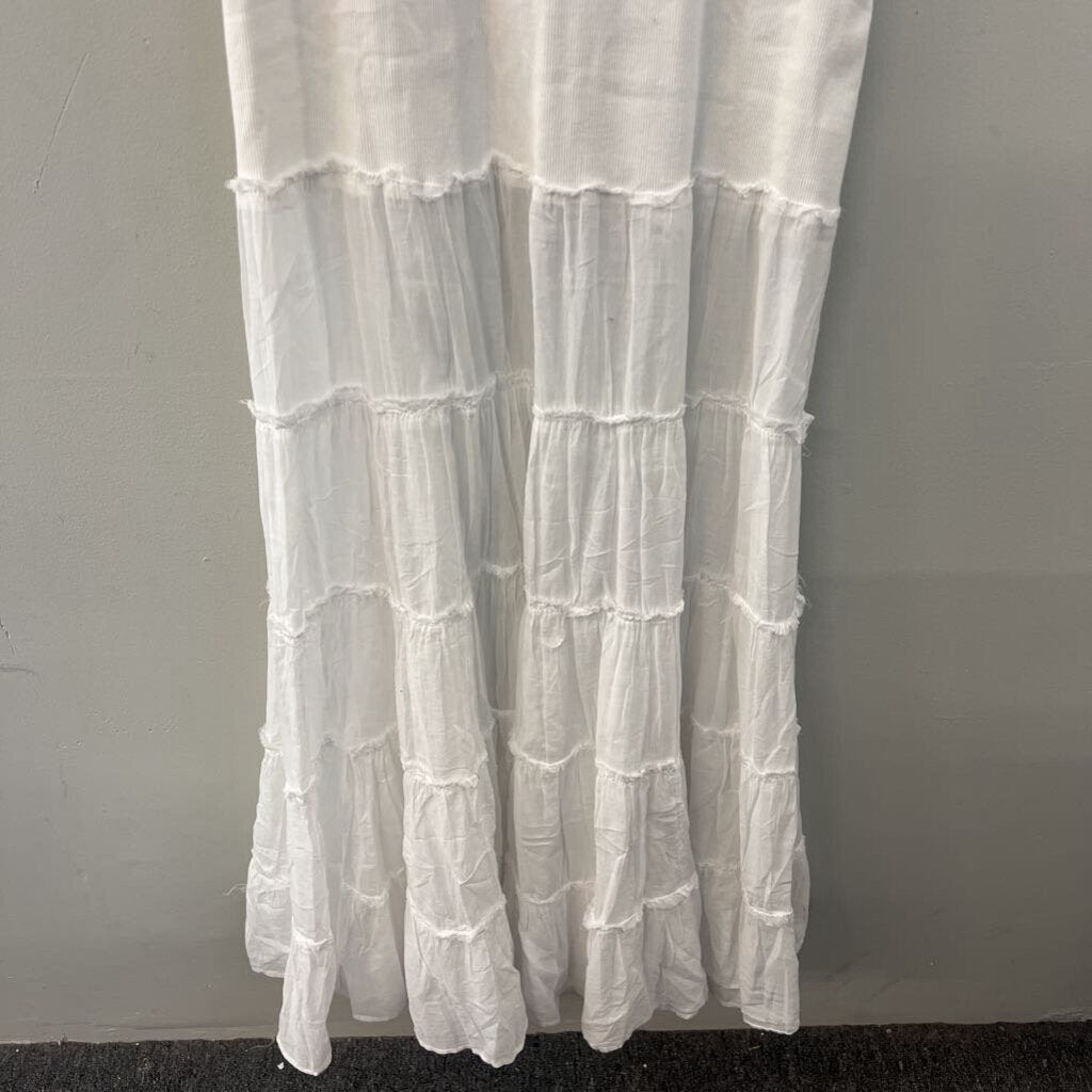 Intimately Free People White Ribbed Tank Maxi Dress Extra Large
