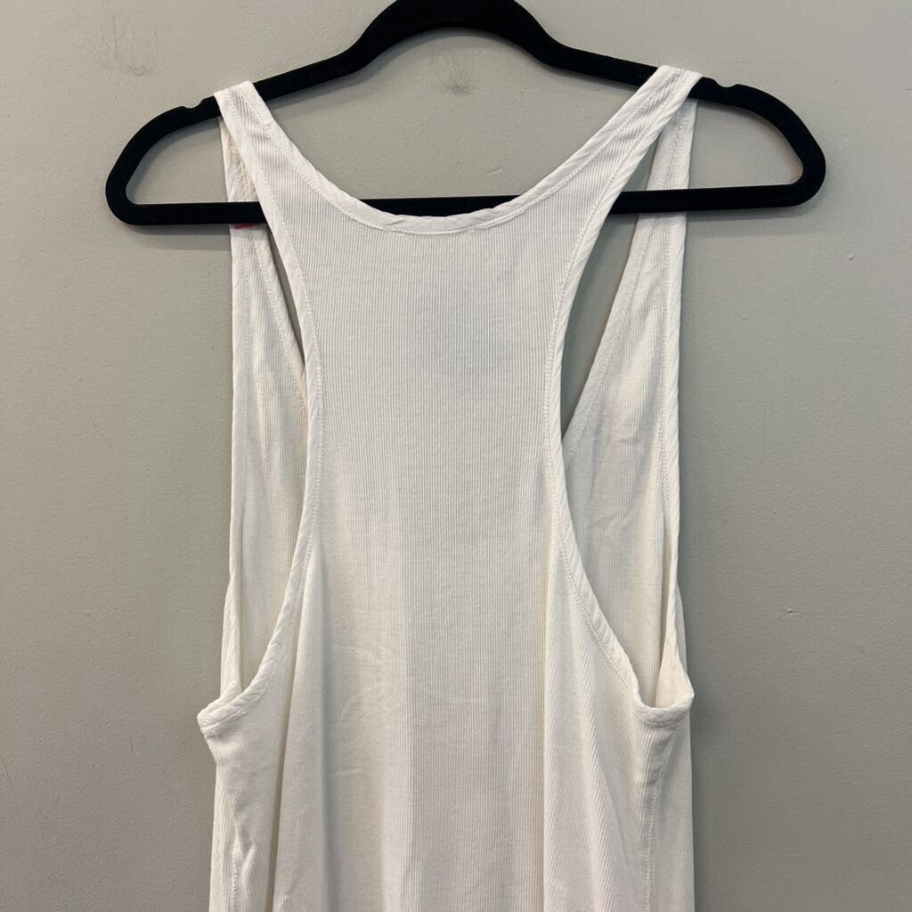Intimately Free People White Ribbed Tank Maxi Dress Extra Large