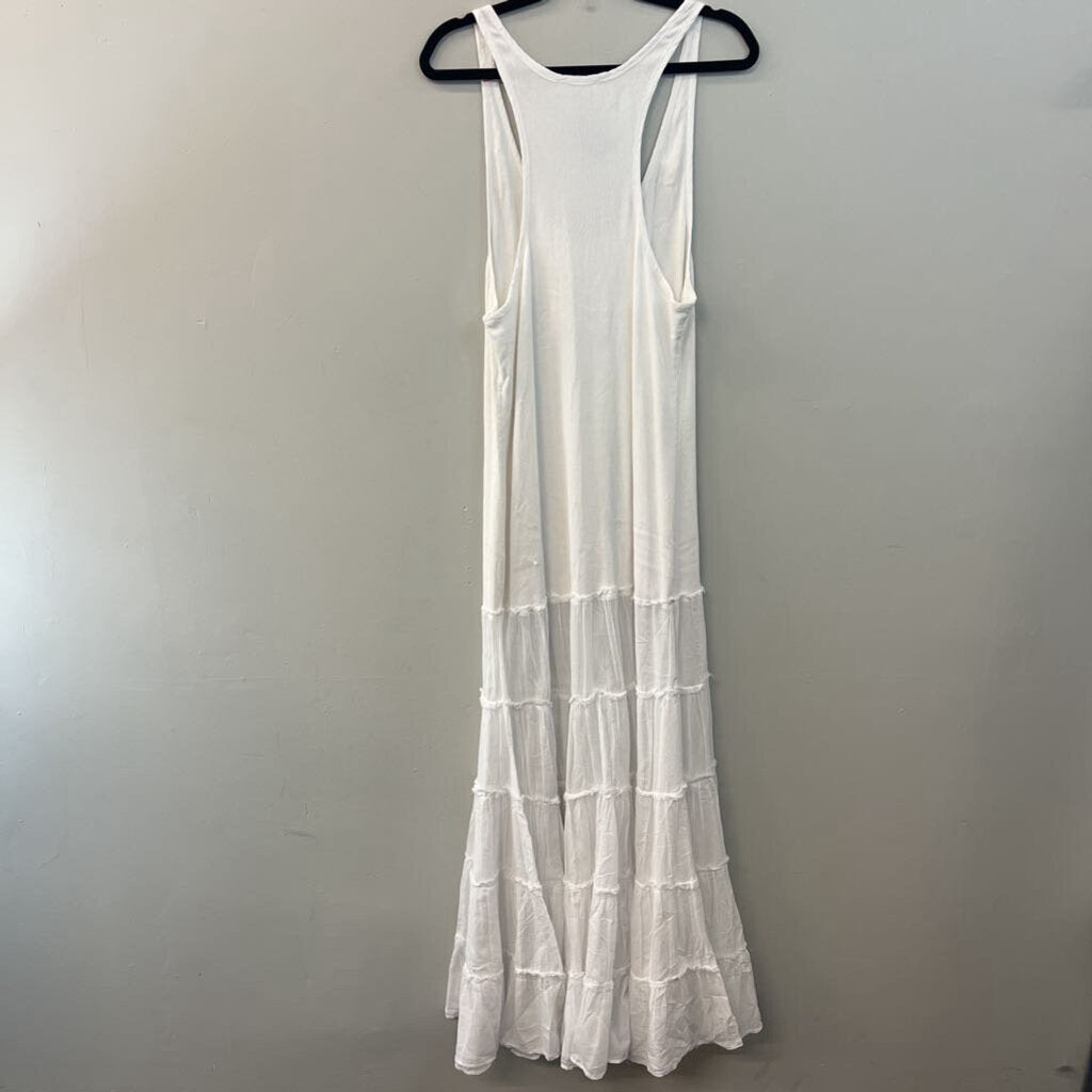 Intimately Free People White Ribbed Tank Maxi Dress Extra Large