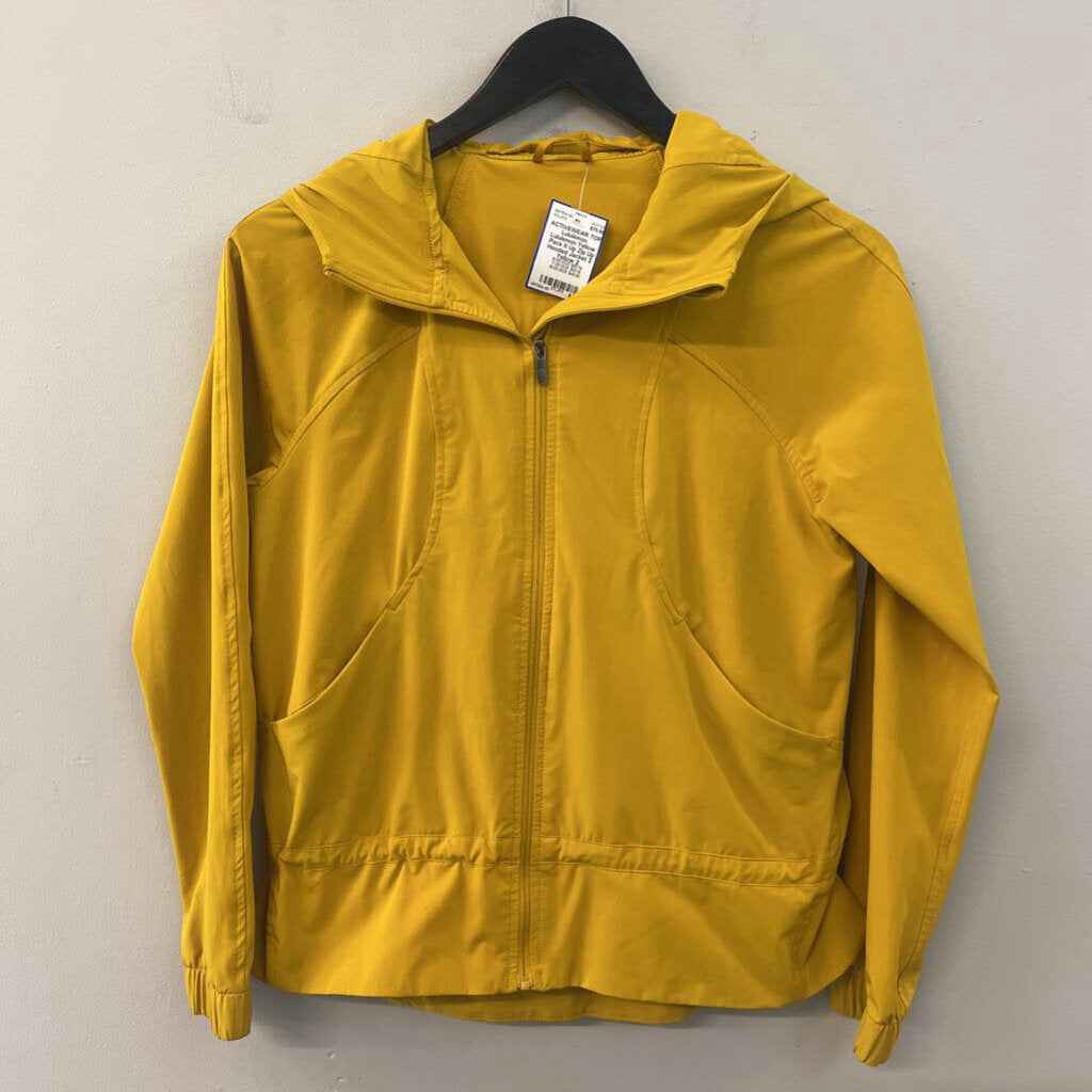 Lululemon Yellow Pack It Up Zip Up Hooded Jacket 2