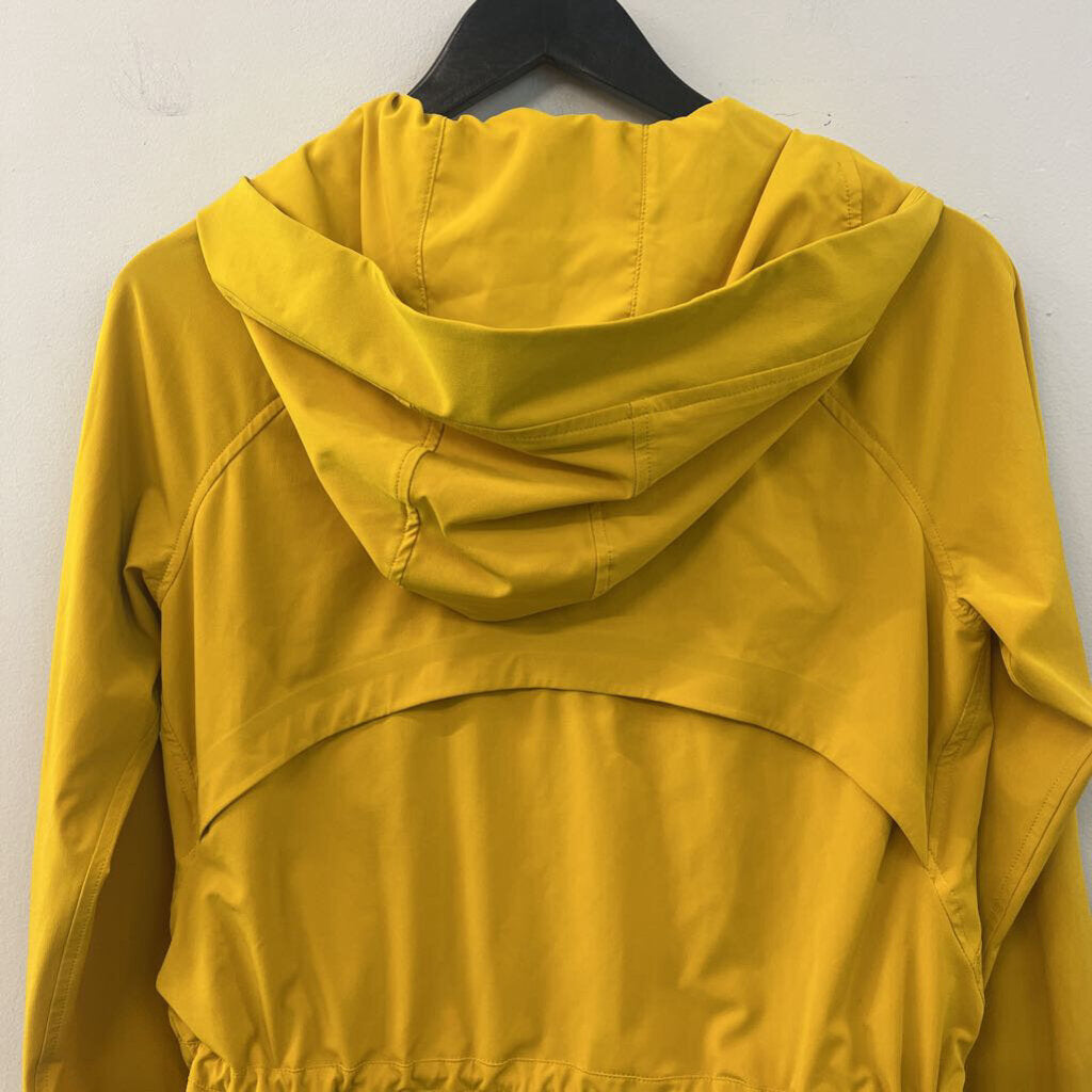 Lululemon Yellow Pack It Up Zip Up Hooded Jacket 2
