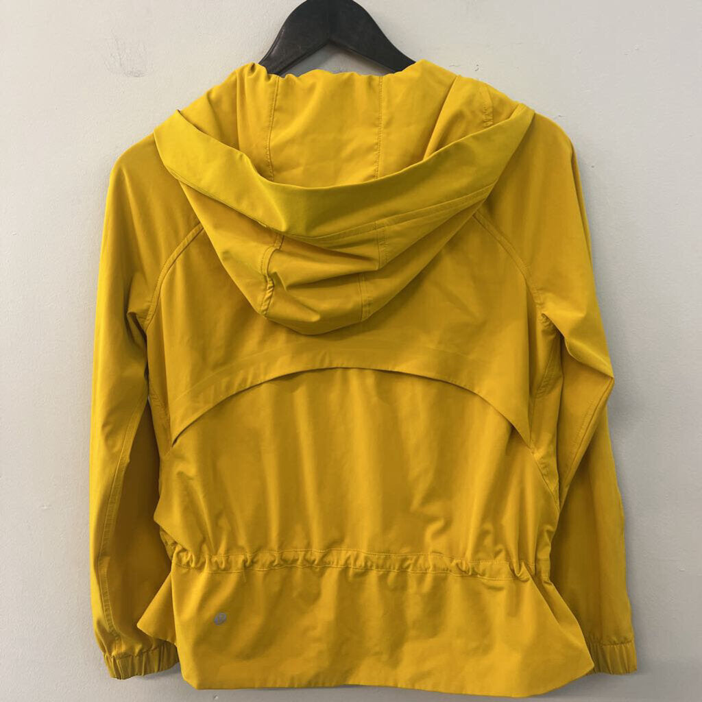 Lululemon Yellow Pack It Up Zip Up Hooded Jacket 2