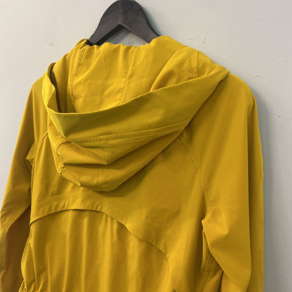Lululemon Yellow Pack It Up Zip Up Hooded Jacket 2