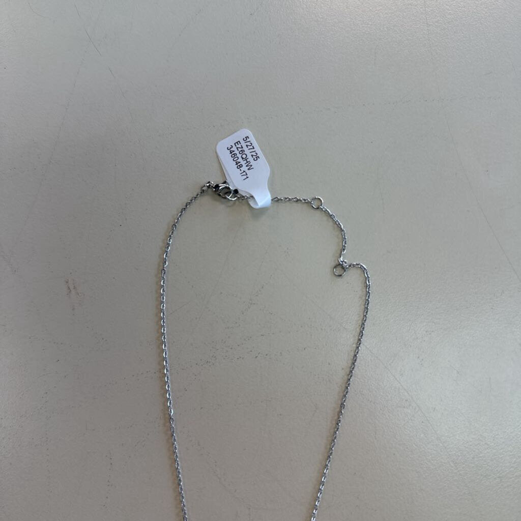 Silver/ Blue Turtle Pendant Necklace
