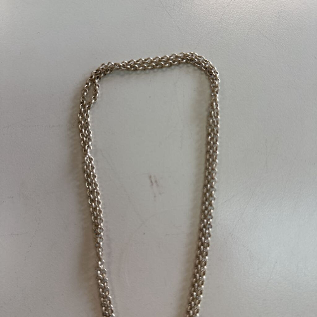 Gold Beaded Cluster Long Necklace