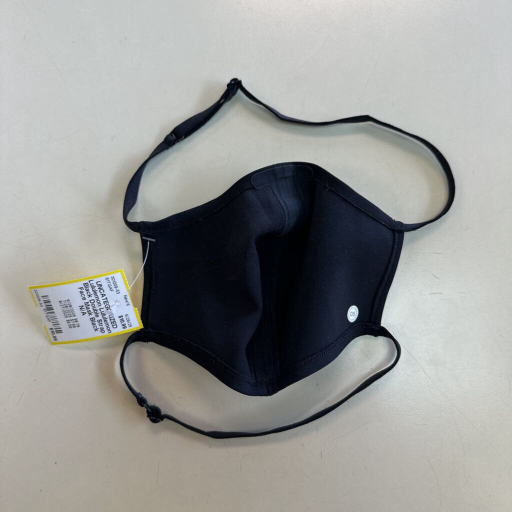 Lululemon Black Double Strap Face Mask