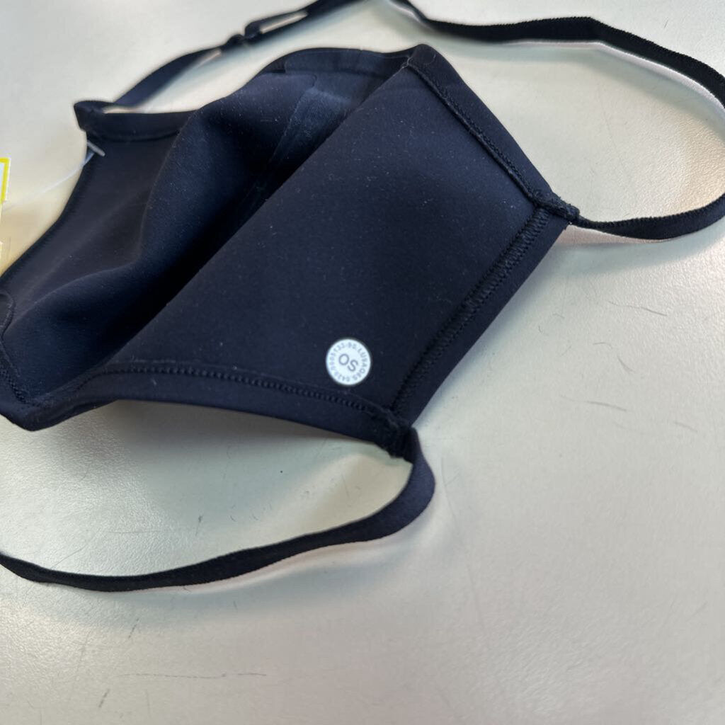 Lululemon Black Double Strap Face Mask