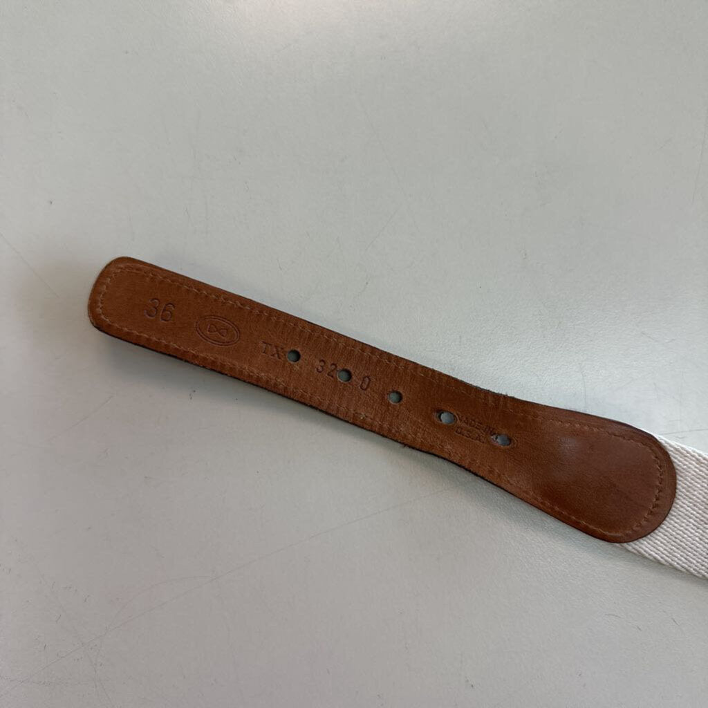 Trafalgar Cream/ Brown Belt 36