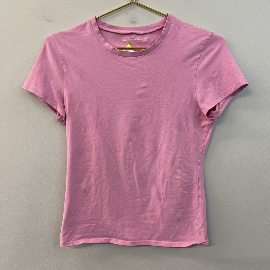Abercrombie and Fitch Pink Short Sleeve Top Medium
