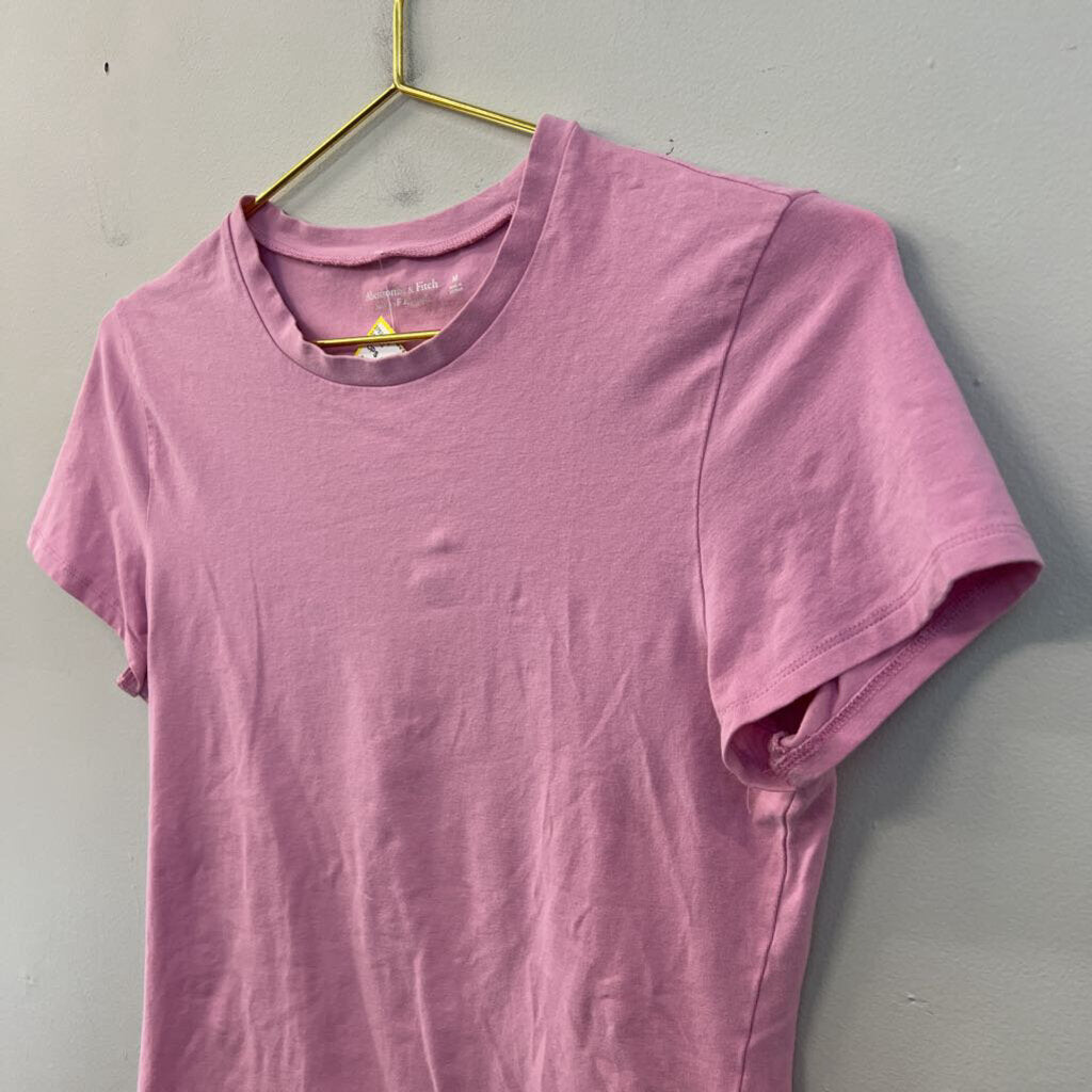 Abercrombie and Fitch Pink Short Sleeve Top Medium