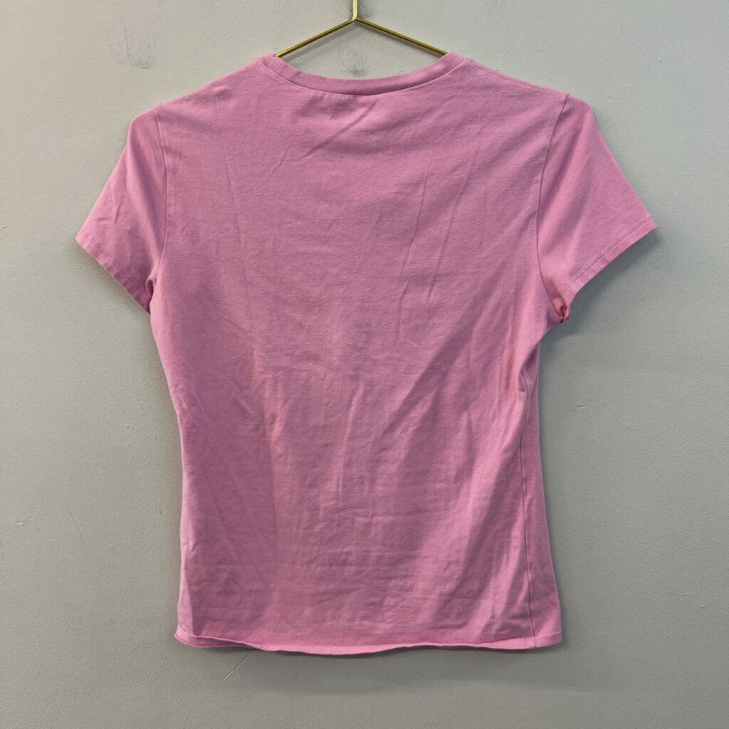 Abercrombie and Fitch Pink Short Sleeve Top Medium