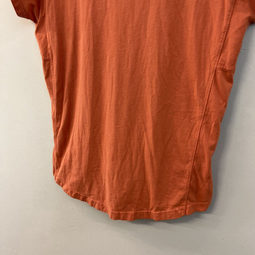 Madewell MWL Orange Short Sleeve Top Extra Small