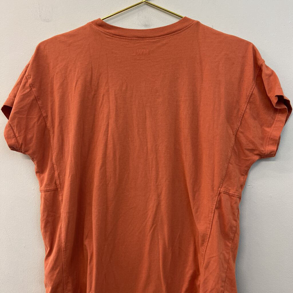 Madewell MWL Orange Short Sleeve Top Extra Small