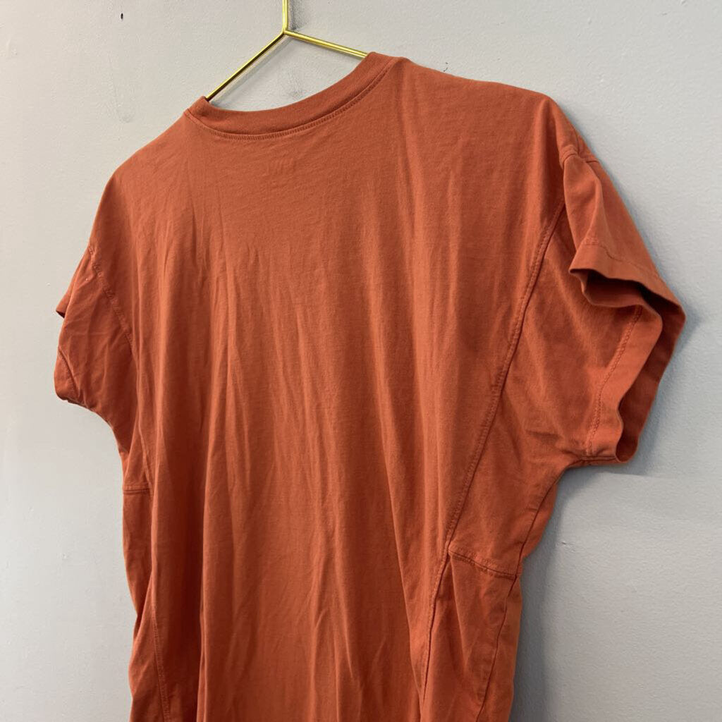 Madewell MWL Orange Short Sleeve Top Extra Small