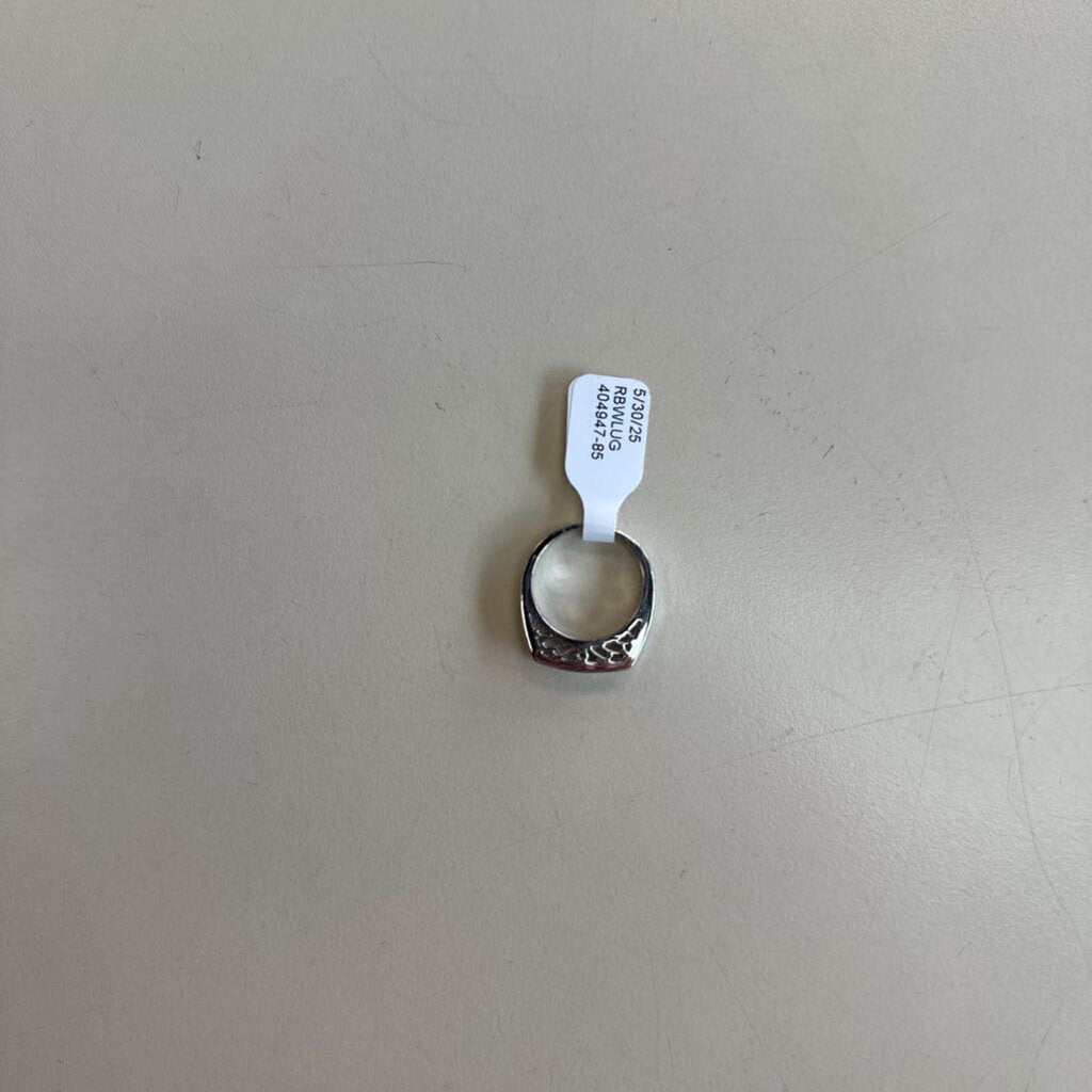 Vintage CZ Stone Band Ring 7