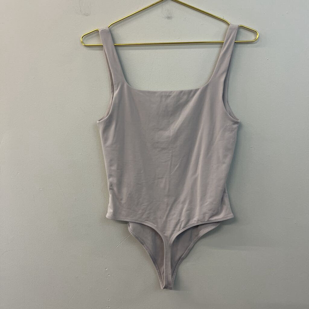 Babaton Grey Tank Bodysuit Large