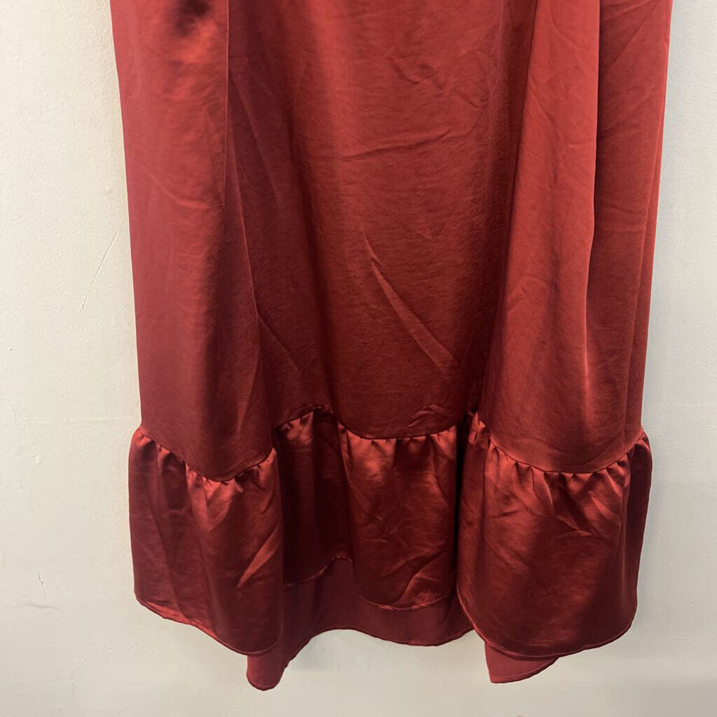 Nine West Burnt Orange Silky Dress 5X