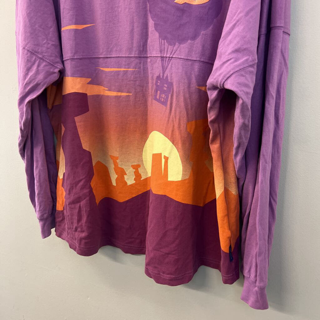 Disney Purple/ Multi Long Sleeve Up Spirit Jersey Extra Large